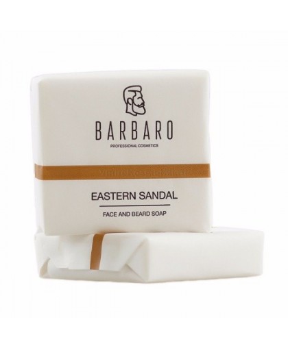 Мыло для лица и бороды Barbaro "Eastern sandal"
