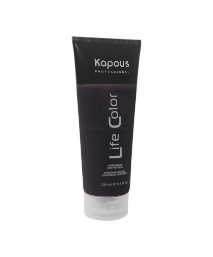 Kapous Professional Оттеночный бальзам для волос «Life Color», коричневый, 200 мл 