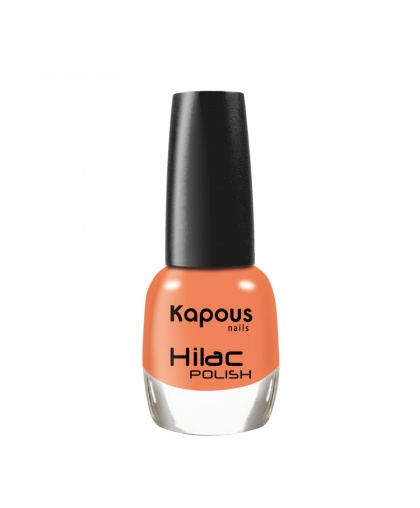 Лак для ногтей Kapous Professional Hilac "Мандариновый диалект". Цвет: светло-оранжевый