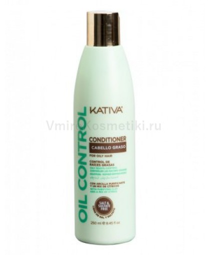 Kativa OIL CONTROL Conditioner Cabello Graso. Кондиционер "Контроль" для жирных волос, 250мл