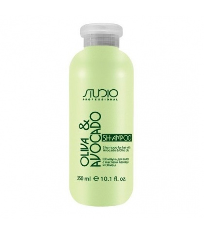 Шампунь для волос Kapous Studio Professional Olive and Avocado  с маслами авокадо и оливы 350 мл