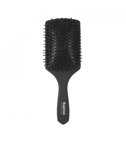 Kapous Professional Широкая щетка для волос «Лопата» с покрытием «Soft Touch»