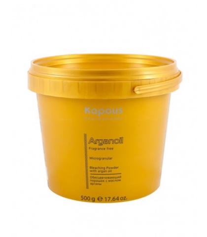 Обесцвечивающий порошок с маслом арганы для волос, 500 г Kapous Fragrance free