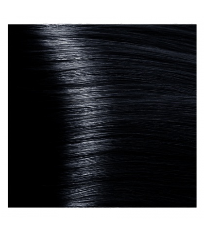 Крем-краска для волос Kapous STUDIO 1.10 иссиня-черный с экстрактом женьшеня и рисовыми протеинами, 100 мл