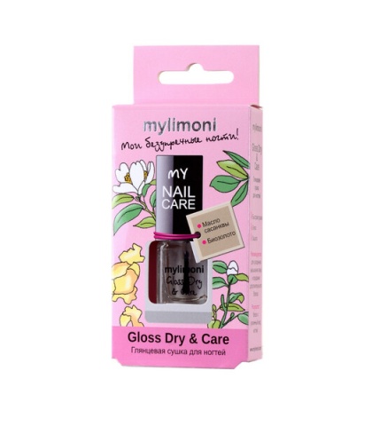 Глянцевая сушка для ногтей Limoni Gloss Dry & Care, 6 мл