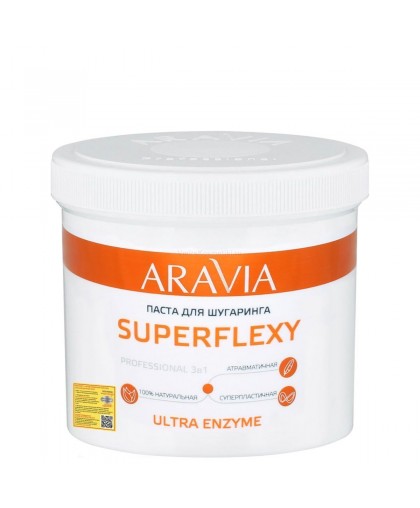 "ARAVIA Professional" Паста для шугаринга SUPERFLEXY Ultra Enzyme, 750 г.                              