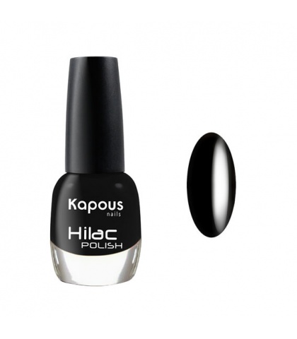 Лак для ногтей "Черный тюльпан " Hilac Kapous Цвет: черный