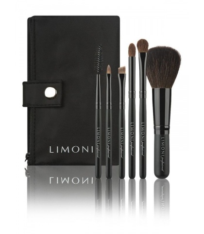 Набор кистей Limoni Professional compact Kit (6 предметов в чехле)