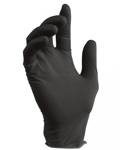 Nitrile черные перчатки