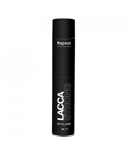 Лак аэрозольный для волос сильной фиксации Kapous Lacca Strong 750 мл